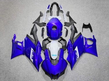 Carenados Moto Yamaha YZF R3/R25 2019-2021 - Azul Blanco Negro Mate Asequibles