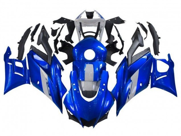 Carenados Moto Yamaha YZF R3/R25 2019-2021 - Azul Gris Negro Asequibles