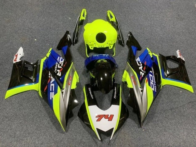 Carenados Moto Yamaha YZF R3/R25 2019-2021 - Neon Amarillo Blanco Azul Negro 74 Asequibles