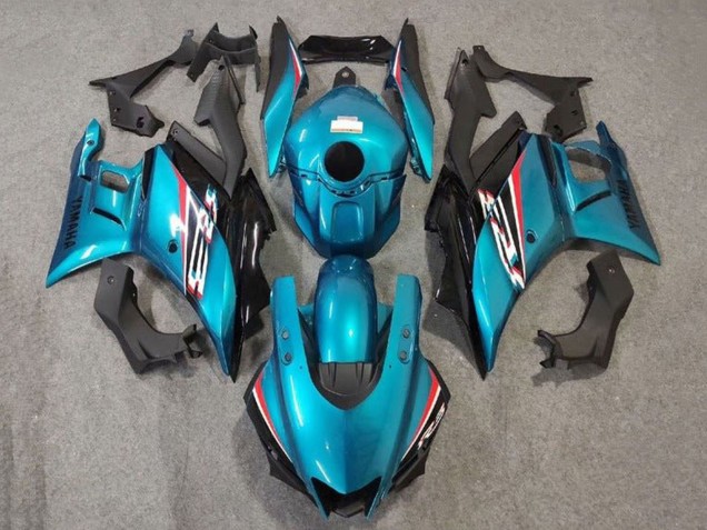 Carenados Moto Yamaha YZF R3/R25 2022-2024 - Azul Blanco Rojo Negro Asequibles