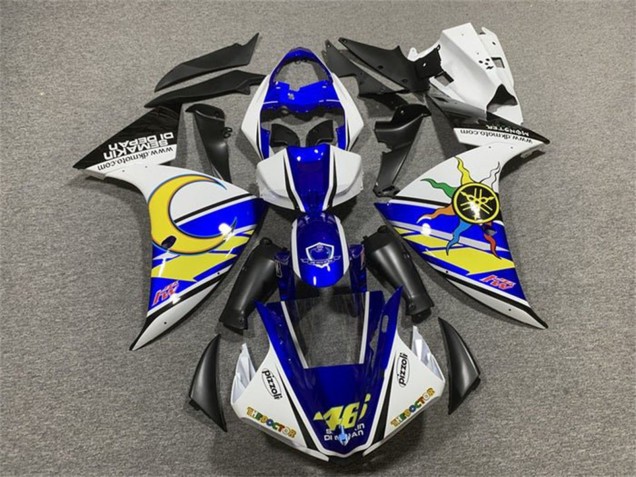 Carenados Moto Yamaha YZF 1000 R1 2009-2011 - Blanco Azul Amarillo Negro Sol Luna Asequibles