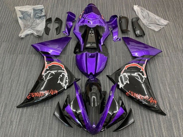 Carenados Moto Yamaha YZF 1000 R1 2012-2014 - Púrpura Negro Brillante Rojo Joker Asequibles