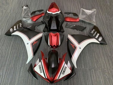 Carenados Moto Yamaha YZF 1000 R1 2012-2014 - Blanco Rojo Negro Asequibles
