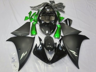 Carenados Moto Yamaha YZF 1000 R1 2012-2014 - Negro Brillante Negro Mate Verde Asequibles