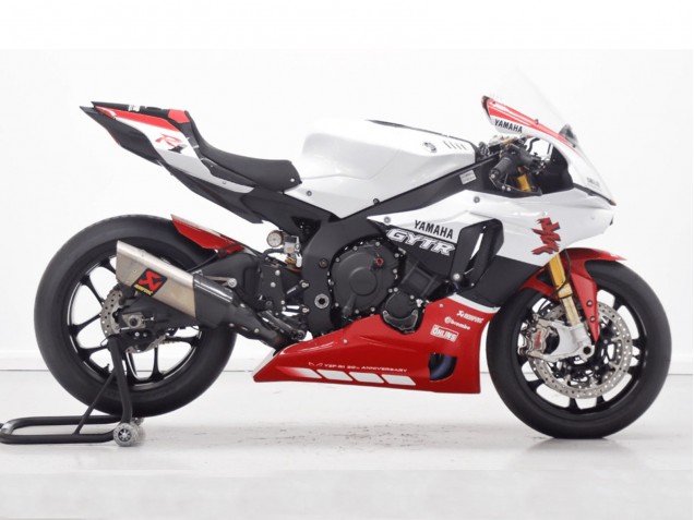 Carenado Moto Yamaha YZF 1000 R1 2015-2019 - Blanco Rojo Negro GYTR Asequibles