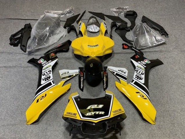 Carenados Moto Yamaha YZF 1000 R1 2015-2019 - Amarillo Blanco Negro GYTR Asequibles