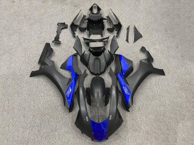 Carenados Moto Yamaha YZF 1000 R1 2015-2019 - Negro Mate Azul Asequibles