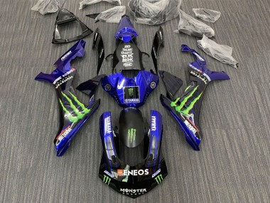 Carenados Moto Yamaha YZF 1000 R1 2015-2019 - Azul Negro Monstruo ENEOS Asequibles