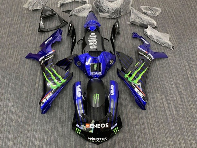 Carenados Moto Yamaha YZF 1000 R1 2015-2019 - Azul Negro Monstruo ENEOS Asequibles