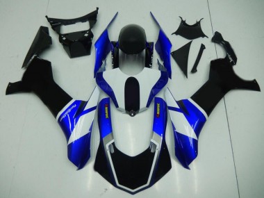 Carenados Moto Yamaha YZF 1000 R1 2015-2019 - Azul Blanco Negro Asequibles