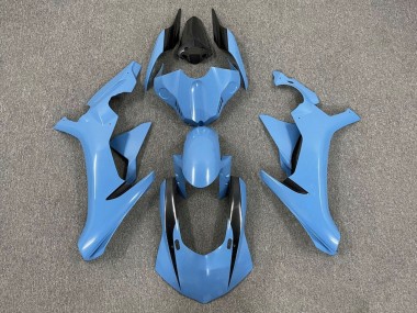 Carenados Moto Yamaha YZF 1000 R1 2015-2019 - Azul Claro Negro Brillante Asequibles