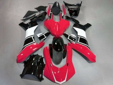 Carenado Moto Yamaha YZF 1000 R1 2015-2019 - Rojo Blanco Negro Brillante Asequibles