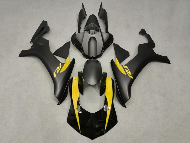 Carenados Moto Yamaha YZF 1000 R1 2015-2019 - Negro Mate Negro Brillante Amarillo Asequibles
