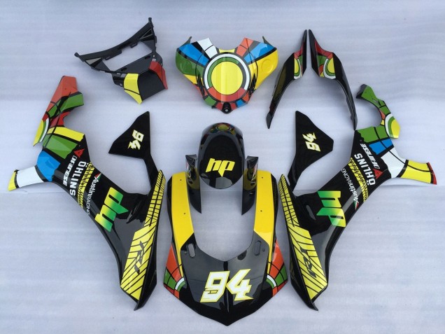 Carenados Moto Yamaha YZF 1000 R1 2015-2019 - Blanco Azul Verde Amarillo Rojo RuedaColores 94 Asequibles