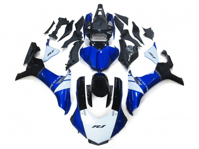 Carenados Moto Yamaha YZF 1000 R1 2015-2019 - Blanco Azul Negro Asequibles