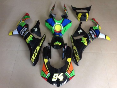 Carenados Moto Yamaha YZF 1000 R1 2015-2019 - Verde Azul Amarillo Negro Rojo RuedaColores 94 Asequibles