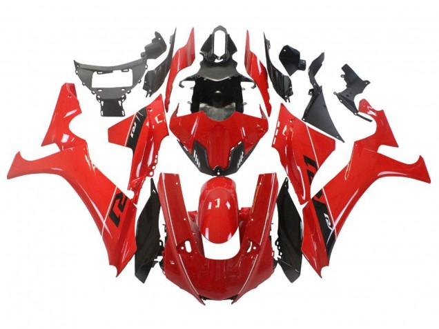 Carenado Moto Yamaha YZF 1000 R1 2020-2025 - Rojo Blanco Negro Brillante Asequibles