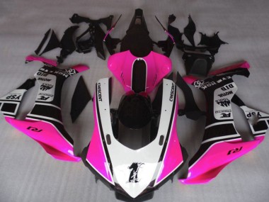 Carenados Moto Yamaha YZF 1000 R1 2020-2025 - Rosa Blanco Negro Brillante Asequibles