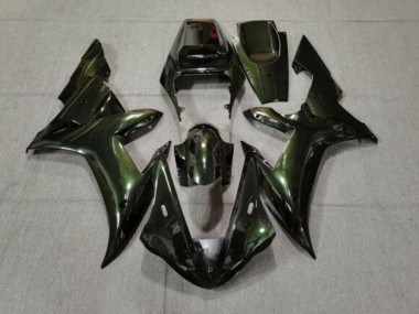 Carenados Moto Yamaha YZF 1000 R1 2002-2003 - Verde Oscuro Camaleón Asequibles