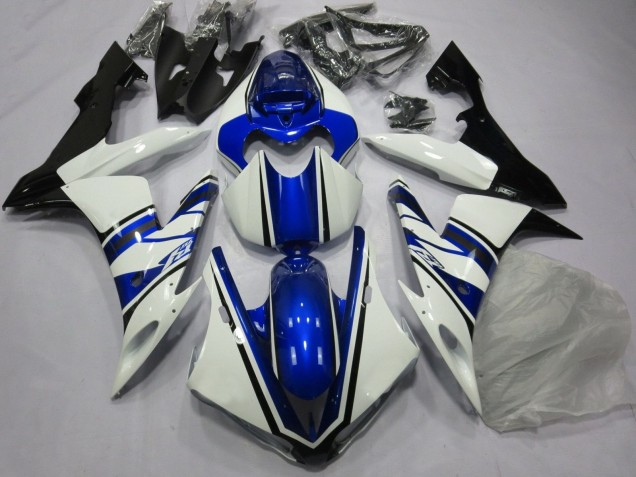 Carenado Moto Yamaha YZF 1000 R1 2004-2006 - Blanco Azul Negro Asequibles