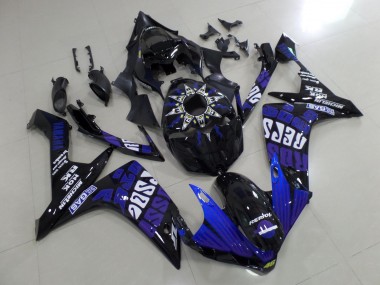 Carenados Moto Yamaha YZF 1000 R1 2007-2008 - Negro Azul Púrpura Blanco Rossi Asequibles