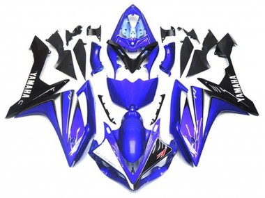 Kits Carenado Moto Yamaha YZF 1000 R1 2007-2008 - Azul Blanco Negro Asequibles