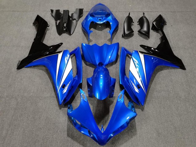Carenado Moto Yamaha YZF 1000 R1 2007-2008 - Azul Blanco Negro Asequibles