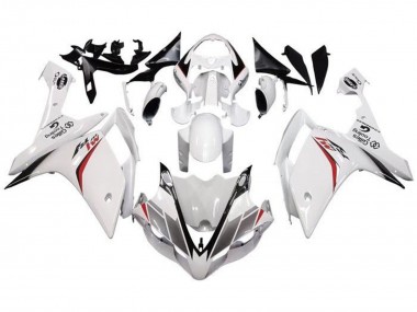 Carenado Moto Yamaha YZF 1000 R1 2007-2008 - Blanco Rojo Negro Raya Asequibles