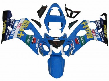 Carenados Moto Suzuki GSXR 600 / GSXR 750 2004-2005 - Azul Verde Negro Amarillo Rizla Asequibles