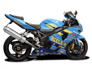 Carenados Moto Suzuki GSXR 600 / GSXR 750 2004-2005 - Azul Claro Amarillo Rizla Motul Asequibles