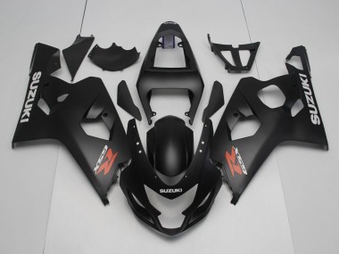 Carenados Moto Suzuki GSXR 600 / GSXR 750 2004-2005 - Negro Mate Rojo Blanco Asequibles