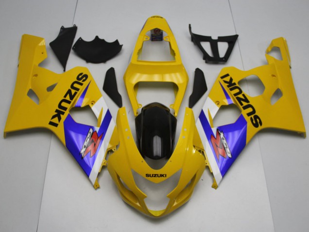 Carenados Moto Suzuki GSXR 600 / GSXR 750 2004-2005 - Amarillo Blanco Azul Negro Asequibles