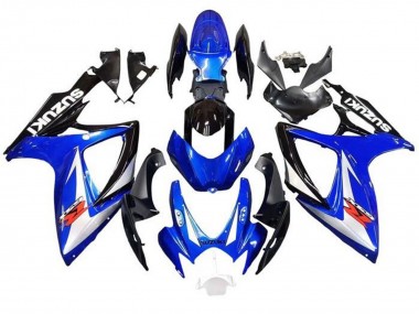 Carenados Moto Suzuki GSXR 600 / GSXR 750 2006-2007 - Azul Blanco Negro Rojo Asequibles