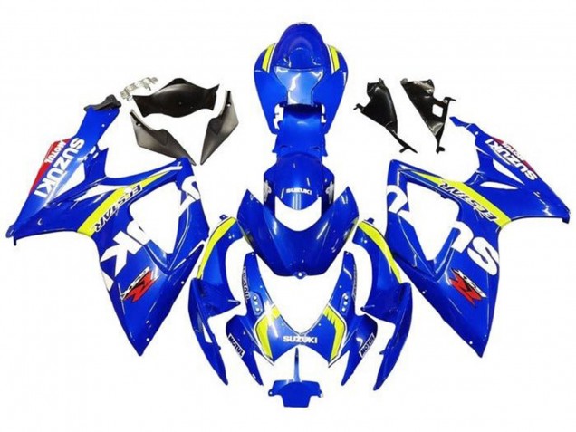 Carenados Moto Suzuki GSXR 600 / GSXR 750 2006-2007 - Azul Blanco Amarillo Rojo Ecstar Asequibles