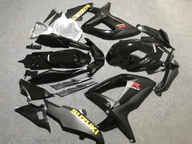 Carenados Moto Suzuki GSXR 600 / GSXR 750 2006-2007 - Negro Mate Negro Brillante Amarillo Asequibles