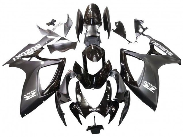 Carenados Moto Suzuki GSXR 600 / GSXR 750 2006-2007 - Negro Mate Negro Brillante Blanco Asequibles