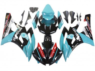 Carenados Moto Yamaha YZF R6 2006-2007 - Azul Claro Rojo Blanco Negro Petronas Asequibles