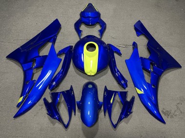 Carenados Moto Yamaha YZF R6 2006-2007 - Azul Amarillo Asequibles