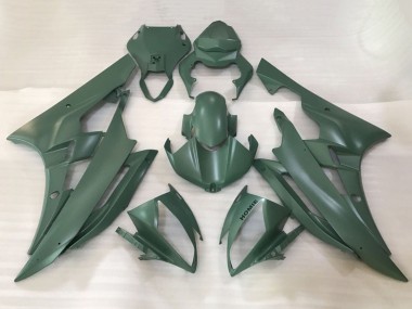 Carenados Moto Yamaha YZF R6 2006-2007 - Verde Militar Asequibles