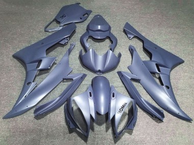 Carenados Moto Yamaha YZF R6 2006-2007 - Plata Mate Azul Asequibles