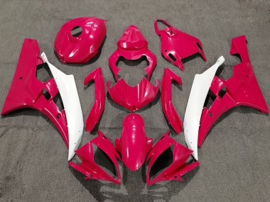 Carenados Moto Yamaha YZF R6 2006-2007 - Rojo Blanco Asequibles