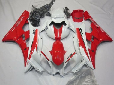 Carenados Moto Yamaha YZF R6 2006-2007 - Blanco Rojo Motul Michelin Asequibles