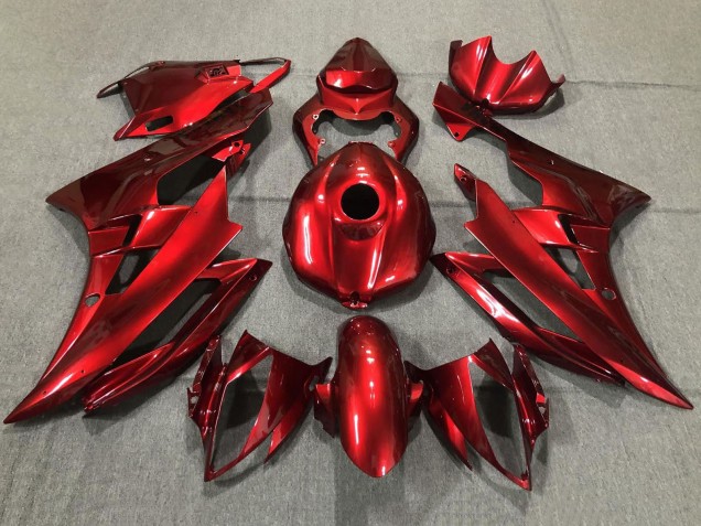 Carenados Moto Yamaha YZF R6 2006-2007 - Rojo Asequibles