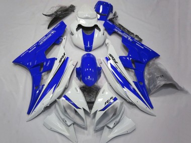 Carenados Moto Yamaha YZF R6 2006-2007 - Blanco Azul Motul Michelin Asequibles