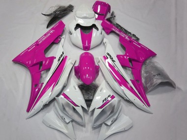 Carenados Moto Yamaha YZF R6 2006-2007 - Blanco Rosa Asequibles