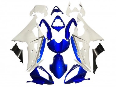 Carenado Moto Yamaha YZF R6 2008-2016 - Blanco Azul Negro Asequibles