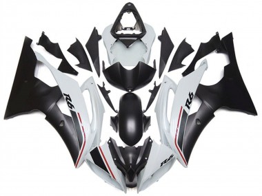 Carenado Moto Yamaha YZF R6 2008-2016 - Blanco Negro Mate Rojo Asequibles