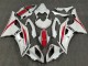 Carenado Moto Yamaha YZF R6 2008-2016 - Blanco Perla Rojo Asequibles