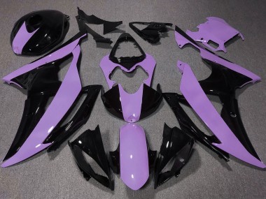Carenado Moto Yamaha YZF R6 2008-2016 - Púrpura Negro Brillante Asequibles