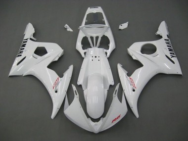 Carenados Moto Yamaha YZF R6 2005 - Blanco Rojo Negro Asequibles